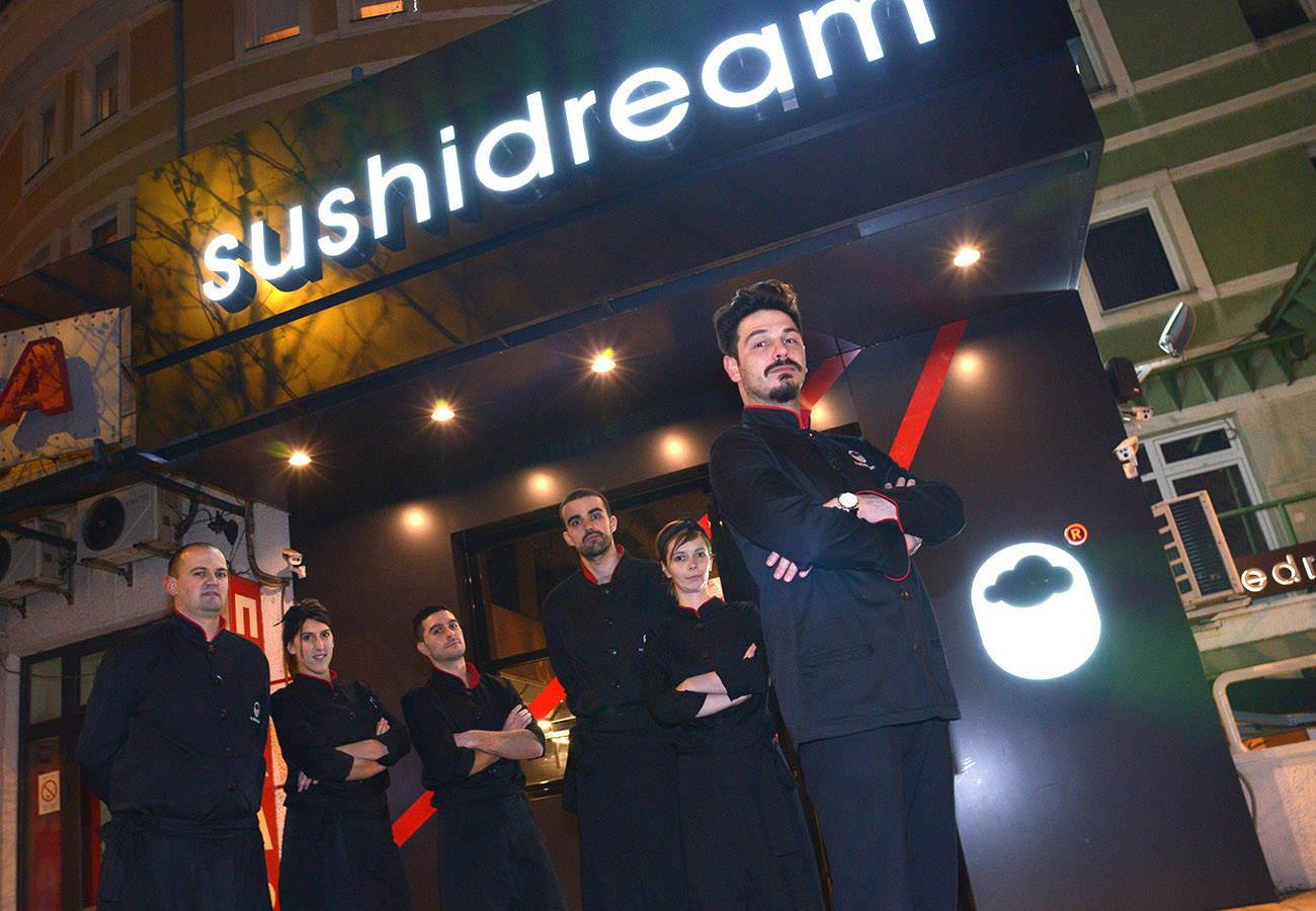 sushi dream staff night